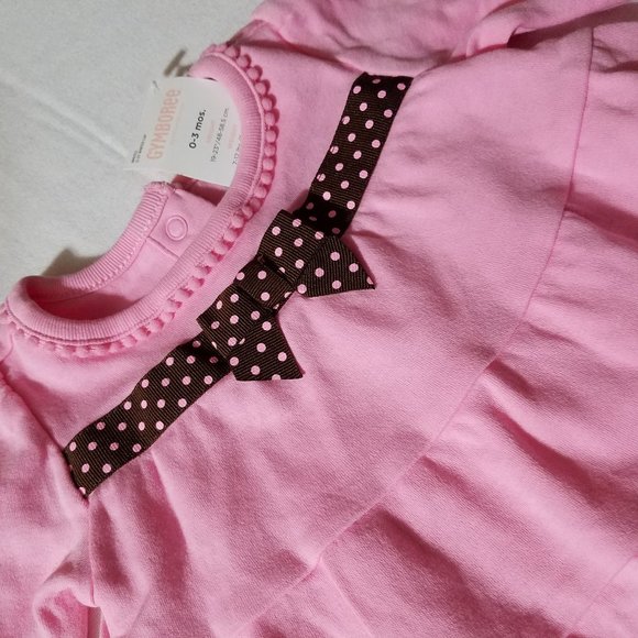 Gymboree Polka Dot Puppy 0-3 month NWT One-Piece. - Picture 2 of 3